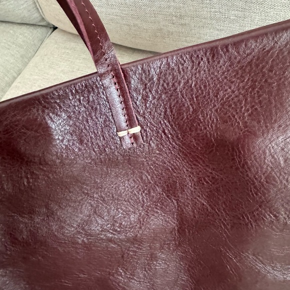 NWT Clare V Simple Tote Plum - Picture 4 of 6